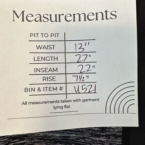 Lululemon If You're Lucky Crop *Full-On Luxtreme Black / Heathered Black Size 4 - Picture 11 of 11